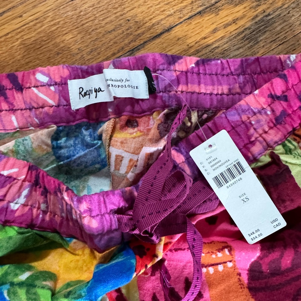 Anthropologie NWT Vibrant Color Wide Leg Pants Women’s XS - Picture 3 of 4